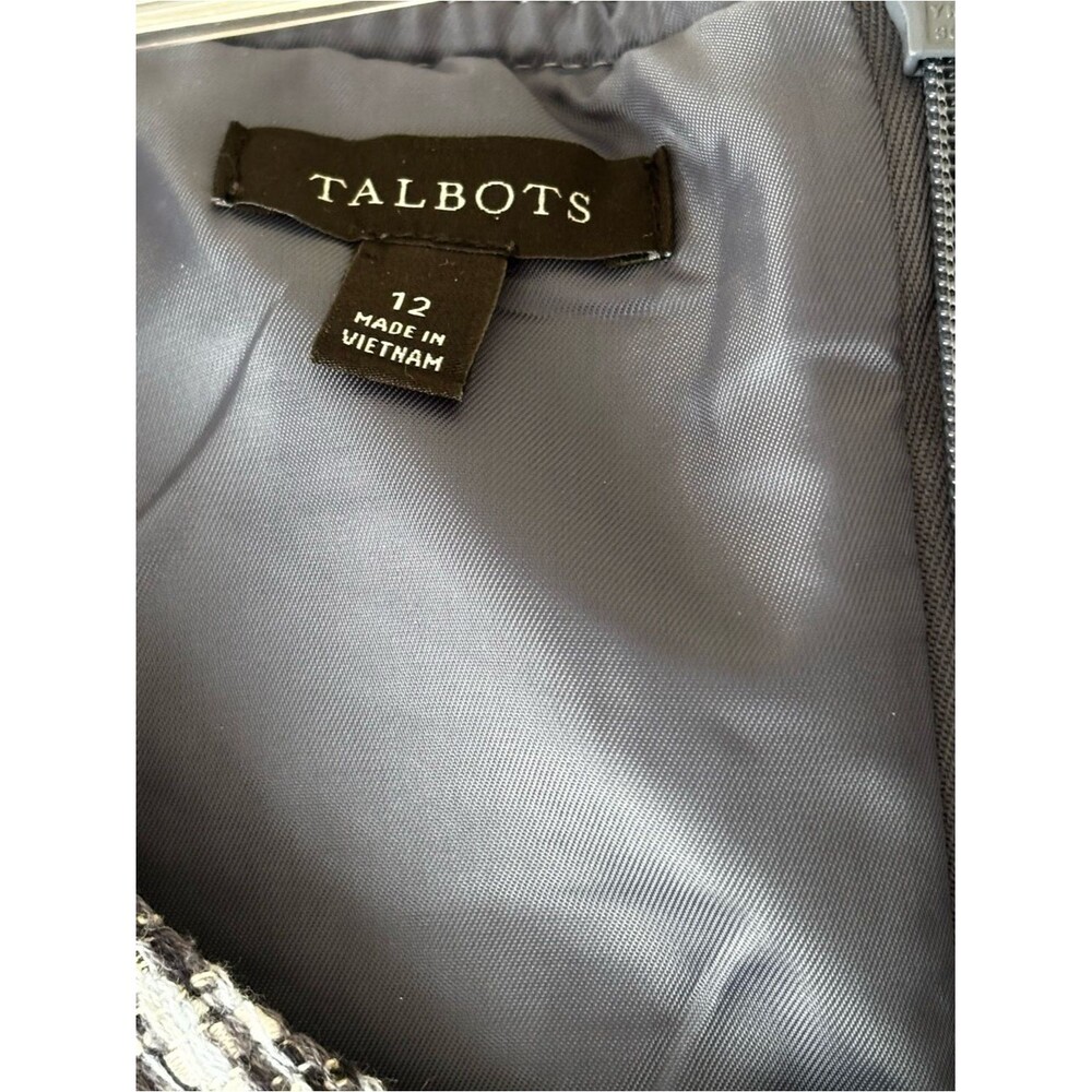 Talbots Americana Tweed Shift Dress Size 12 - Picture 4 of 5